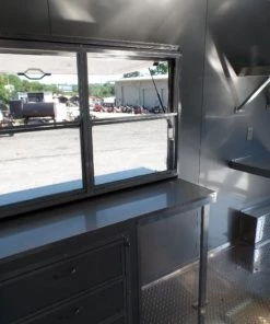 8.5' x 22' Blue BBQ Concession Food Trailer -Cheap Concession Trailers Shop sam 6794