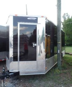 8.5' x 20' Concession Food Trailer Black With Appliances 36 8.5' x 20' Concession Food Trailer Black With Appliances -Cheap Concession Trailers Shop sam 7126