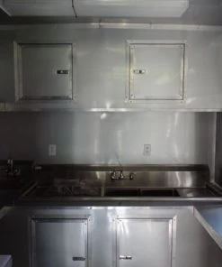 8.5' x 20' Concession Food Trailer Black With Appliances 40 8.5' x 20' Concession Food Trailer Black With Appliances -Cheap Concession Trailers Shop sam 7129