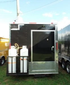 8.5' x 20' Concession Food Trailer Black With Appliances 47 8.5' x 20' Concession Food Trailer Black With Appliances -Cheap Concession Trailers Shop sam 7145