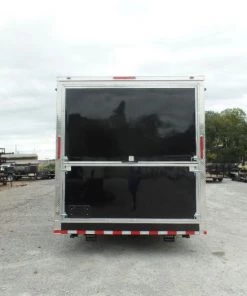 8.5' x 30' Black Pizza Concession Food Trailer -Cheap Concession Trailers Shop sam 7466 1