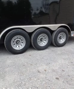 8.5' x 30' Black Pizza Concession Food Trailer -Cheap Concession Trailers Shop sam 7469 1