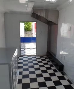 8.5' x 24' Concession Food Trailer Blue BBQ Event Catering -Cheap Concession Trailers Shop sam 7471