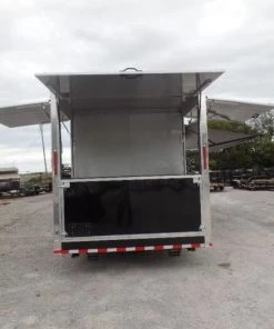 8.5' x 30' Black Pizza Concession Food Trailer -Cheap Concession Trailers Shop sam 7474 1