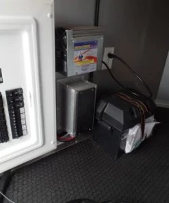 8.5' x 30' Black Pizza Concession Food Trailer -Cheap Concession Trailers Shop sam 7480 1