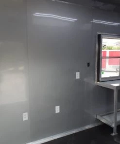 8.5' x 30' Black Pizza Concession Food Trailer -Cheap Concession Trailers Shop sam 7484 1