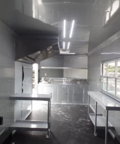 8.5' x 30' Black Pizza Concession Food Trailer -Cheap Concession Trailers Shop sam 7490 1