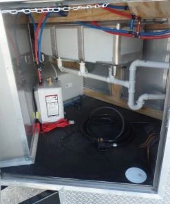 8.5' x 26' Black Porch Style Concession Trailer -Cheap Concession Trailers Shop sam 7675