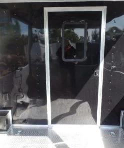 8.5' x 26' Black Porch Style Concession Trailer -Cheap Concession Trailers Shop sam 7678