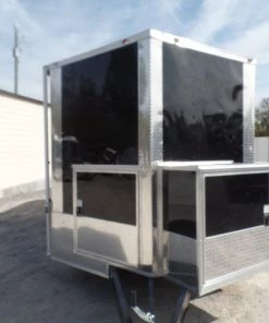 8.5' x 24' Black Event Concession Food Trailer -Cheap Concession Trailers Shop sam 7752