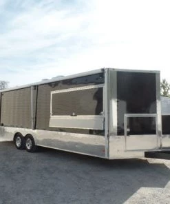8.5' x 24' Black Event Concession Food Trailer -Cheap Concession Trailers Shop sam 7753