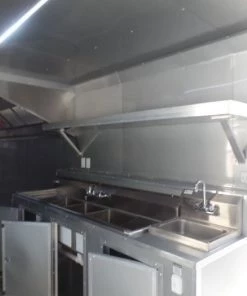 8.5' x 24' Black Event Concession Food Trailer -Cheap Concession Trailers Shop sam 7769