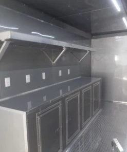 8.5' x 24' Black Event Concession Food Trailer -Cheap Concession Trailers Shop sam 7770