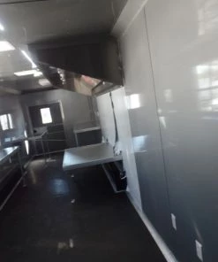 8.5' x 32' White Fully Enclosed Food Concession Trailer -Cheap Concession Trailers Shop sam 7854