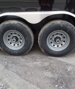 8.5' x 26' Black Porch Style Concession Food Trailer With Appliances 60 8.5' x 26' Black Porch Style Concession Food Trailer With Appliances -Cheap Concession Trailers Shop sam 7871