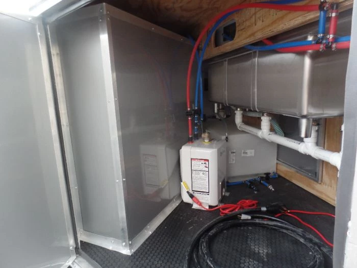 8.5' x 26' Black Porch Style Concession Food Trailer With Appliances 28 8.5' x 26' Black Porch Style Concession Food Trailer With Appliances - Image 28