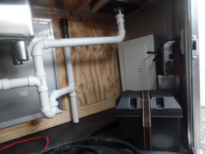 8.5' x 26' Black Porch Style Concession Food Trailer With Appliances 35 8.5' x 26' Black Porch Style Concession Food Trailer With Appliances - Image 35