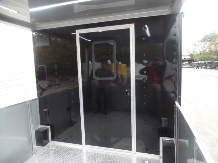 8.5' x 26' Black Porch Style Concession Food Trailer With Appliances 10 8.5' x 26' Black Porch Style Concession Food Trailer With Appliances - Image 10