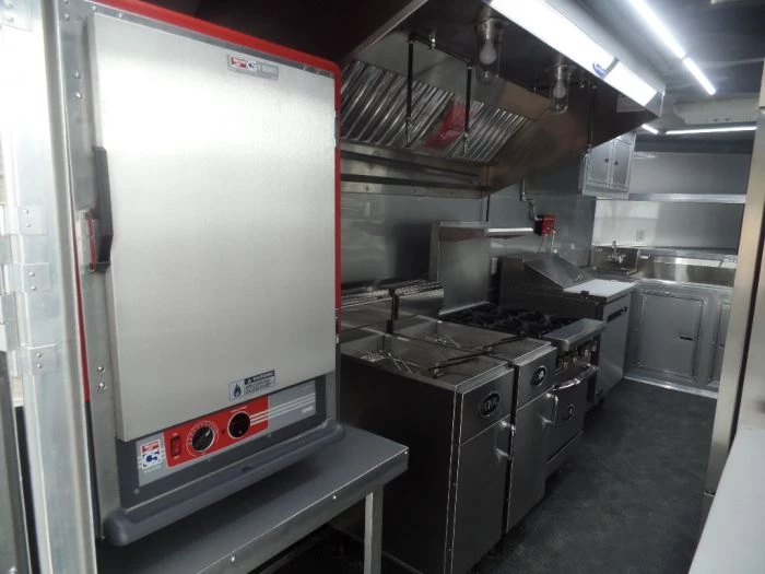 8.5' x 26' Black Porch Style Concession Food Trailer With Appliances 34 8.5' x 26' Black Porch Style Concession Food Trailer With Appliances - Image 34