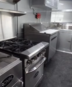 8.5' x 26' Black Porch Style Concession Food Trailer With Appliances 61 8.5' x 26' Black Porch Style Concession Food Trailer With Appliances -Cheap Concession Trailers Shop sam 7883