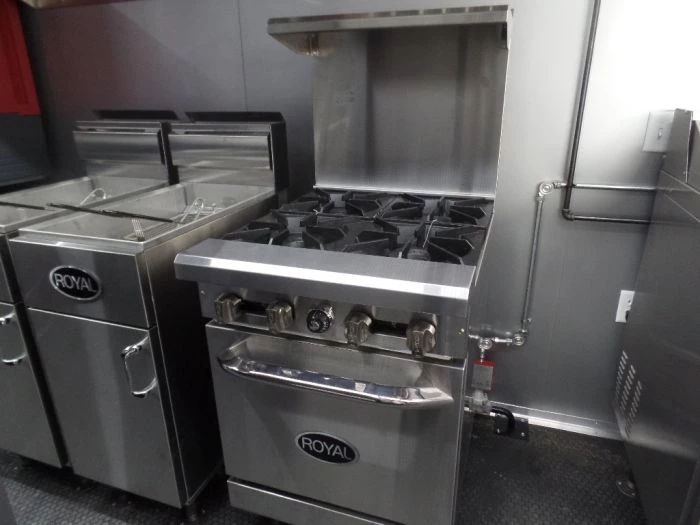 8.5' x 26' Black Porch Style Concession Food Trailer With Appliances 15 8.5' x 26' Black Porch Style Concession Food Trailer With Appliances - Image 15