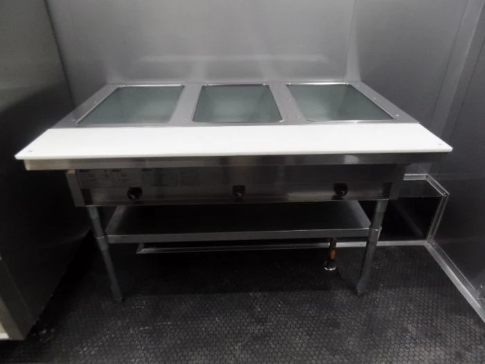 8.5' x 26' Black Porch Style Concession Food Trailer With Appliances 21 8.5' x 26' Black Porch Style Concession Food Trailer With Appliances - Image 21