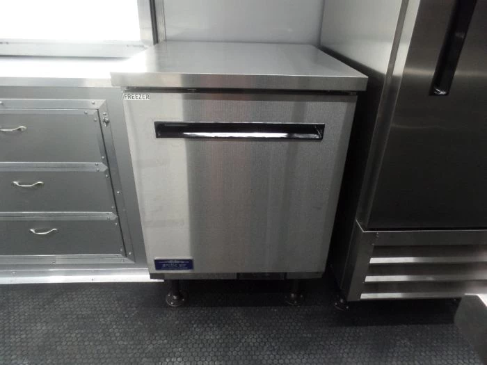 8.5' x 26' Black Porch Style Concession Food Trailer With Appliances 20 8.5' x 26' Black Porch Style Concession Food Trailer With Appliances - Image 20