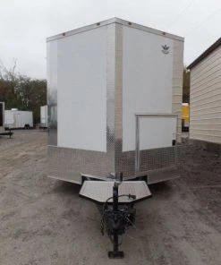 8.5' x 20' White Event Food Catering Concession Trailer With Appliances -Cheap Concession Trailers Shop sam 7903 1