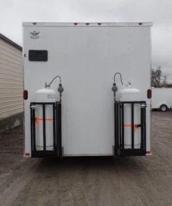8.5' x 20' White Event Food Catering Concession Trailer With Appliances -Cheap Concession Trailers Shop sam 7909 1