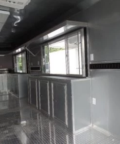 8.5' x 24' Concession Food Trailer Yellow Event Catering -Cheap Concession Trailers Shop sam 7914