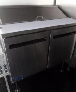 8.5' x 20' White Event Food Catering Concession Trailer With Appliances -Cheap Concession Trailers Shop sam 7920 1