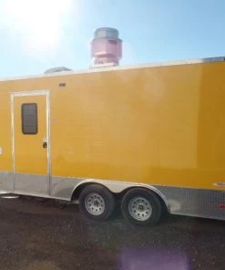 8.5' x 16' Yellow Event Concession Food Trailer -Cheap Concession Trailers Shop sam 7967 1