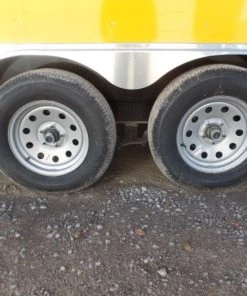 8.5' x 16' Yellow Event Concession Food Trailer -Cheap Concession Trailers Shop sam 7968 1