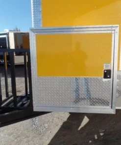 8.5' x 16' Yellow Event Concession Food Trailer -Cheap Concession Trailers Shop sam 7969 1