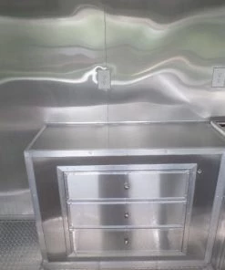 8.5' x 22' Concession Food Trailer Black BBQ Event -Cheap Concession Trailers Shop sam 7999