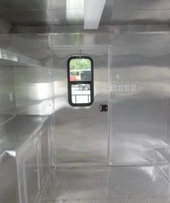 8.5' x 22' Concession Food Trailer Black BBQ Event -Cheap Concession Trailers Shop sam 8001