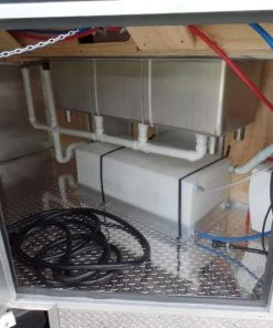 8.5' x 22' Concession Food Trailer Black BBQ Event -Cheap Concession Trailers Shop sam 8006