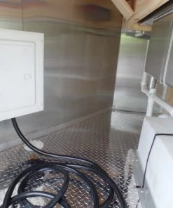 8.5' x 22' Concession Food Trailer Black BBQ Event -Cheap Concession Trailers Shop sam 8008