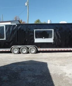8.5' x 30' Black Pizza Concession Trailer With Appliances 63 8.5' x 30' Black Pizza Concession Trailer With Appliances -Cheap Concession Trailers Shop sam 8012 1