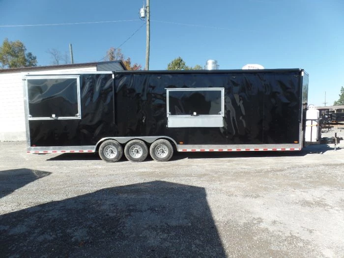 8.5' x 30' Black Pizza Concession Trailer With Appliances 29 8.5' x 30' Black Pizza Concession Trailer With Appliances - Image 29