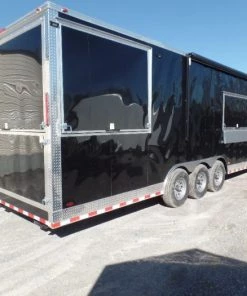8.5' x 30' Black Pizza Concession Trailer With Appliances 58 8.5' x 30' Black Pizza Concession Trailer With Appliances -Cheap Concession Trailers Shop sam 8013 1