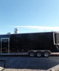 8.5' x 30' Black Pizza Concession Trailer With Appliances 67 8.5' x 30' Black Pizza Concession Trailer With Appliances -Cheap Concession Trailers Shop sam 8016 1