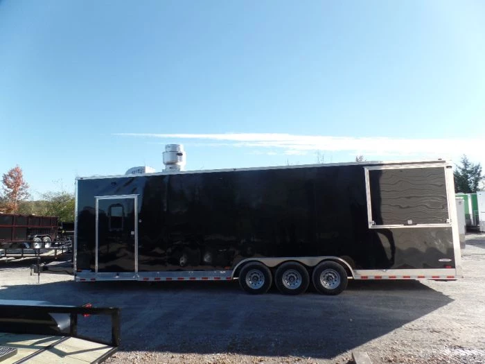 8.5' x 30' Black Pizza Concession Trailer With Appliances 33 8.5' x 30' Black Pizza Concession Trailer With Appliances - Image 33