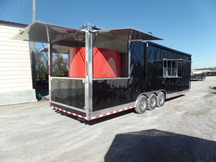 8.5' x 30' Black Pizza Concession Trailer With Appliances 22 8.5' x 30' Black Pizza Concession Trailer With Appliances - Image 22