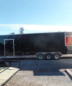 8.5' x 30' Black Pizza Concession Trailer With Appliances 53 8.5' x 30' Black Pizza Concession Trailer With Appliances -Cheap Concession Trailers Shop sam 8024 1