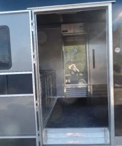 8.5' x 30' Black Pizza Concession Trailer With Appliances 60 8.5' x 30' Black Pizza Concession Trailer With Appliances -Cheap Concession Trailers Shop sam 8025 1