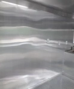 8.5' x 22' Concession Trailer Charcoal Grey BBQ Food -Cheap Concession Trailers Shop sam 8026