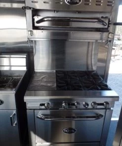 8.5' x 30' Black Pizza Concession Trailer With Appliances 42 8.5' x 30' Black Pizza Concession Trailer With Appliances -Cheap Concession Trailers Shop sam 8033 1