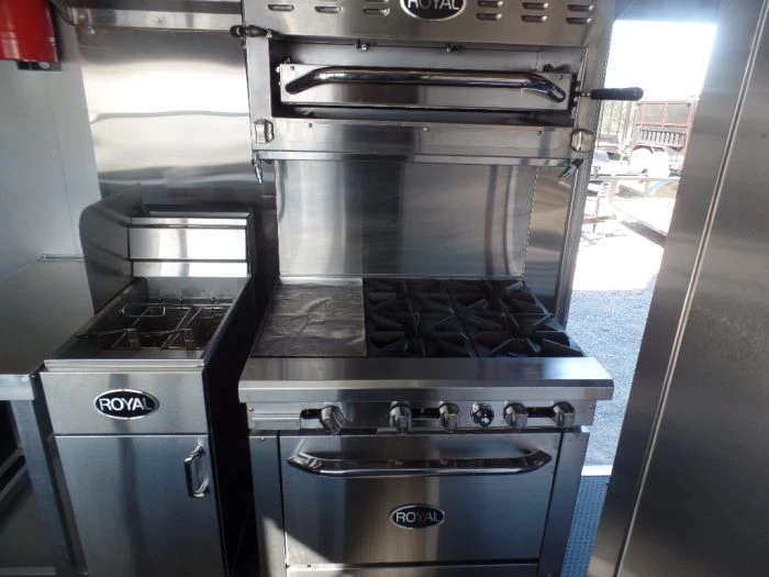 8.5' x 30' Black Pizza Concession Trailer With Appliances 8 8.5' x 30' Black Pizza Concession Trailer With Appliances - Image 8