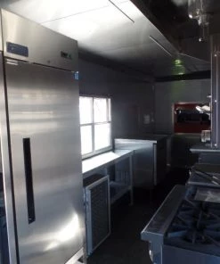 8.5' x 30' Black Pizza Concession Trailer With Appliances 52 8.5' x 30' Black Pizza Concession Trailer With Appliances -Cheap Concession Trailers Shop sam 8041 1